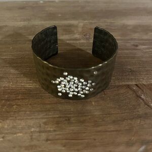 Paparazzi‎ Gold Bracelet with Silver Accents